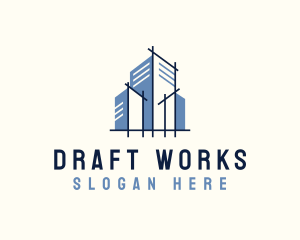 Draft - Building Contractor Architecture logo design