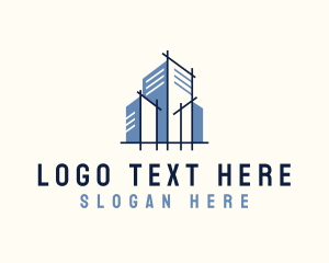 Draft - Building Contractor Architecture logo design