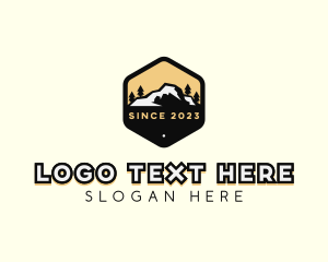 Peak - Peak Mountain Trekking logo design