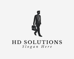 Professional Businessman Employee logo design