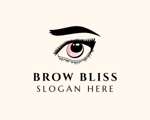 Eyebrow - Eyebrow & Eyelash Makeup logo design