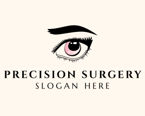 Eyebrow & Eyelash Makeup logo design