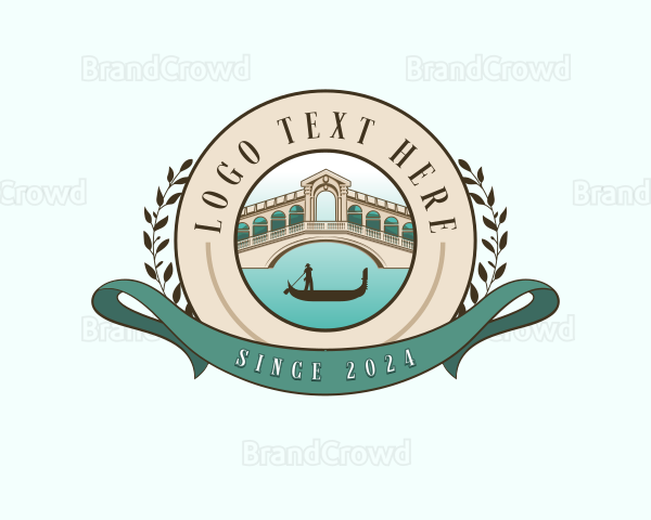 Venice Canal Bridge Logo