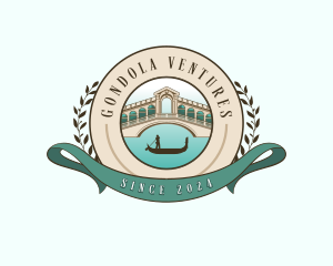 Venice Canal Bridge logo design