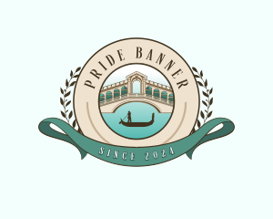 Venice Canal Bridge logo design