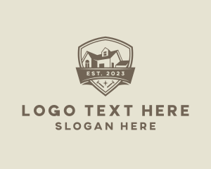 Contractor - House Roofing Residence logo design