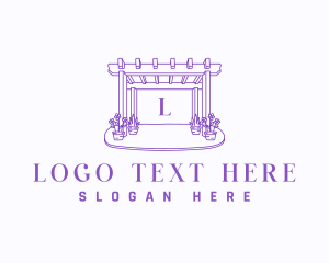 Patio - Landscaping Pergola Garden logo design