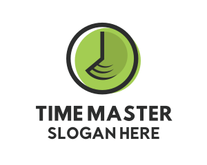 Fast Time Clock logo design