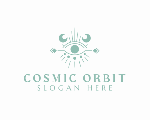 Cosmic Boho Eye logo design