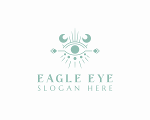 Cosmic Boho Eye logo design