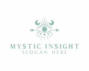 Cosmic Boho Eye logo design