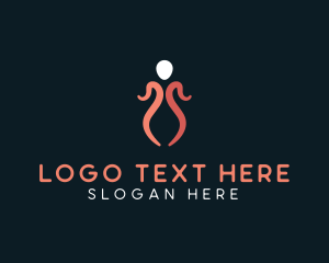 Human Yoga Fitness logo design