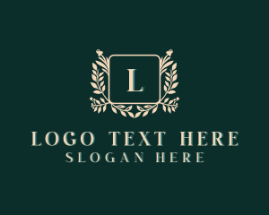 Home Decor - Floral Wedding Styling logo design