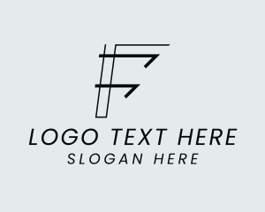 Digital - Modern Business Letter F logo design