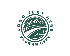 Mountain - Mountain Road Travel logo design