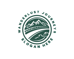 Mountain Road Travel logo design