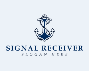 Anchor Rope Letter S logo design