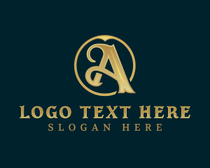 Agency - Decorative Ornament Letter A logo design