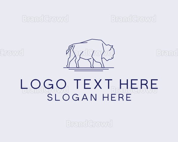 Bison Buffalo Company Logo