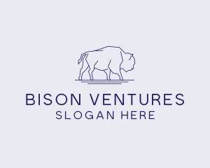 Bison Buffalo Company logo design