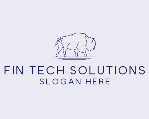 Bison Buffalo Company logo design