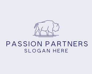 Bison Buffalo Company logo design