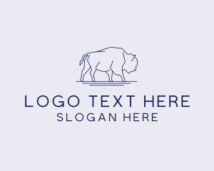 Bison Buffalo Company Logo