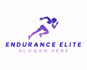 Marathon Athlete Sports logo design