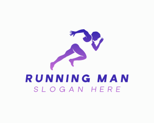 Marathon Athlete Sports logo design