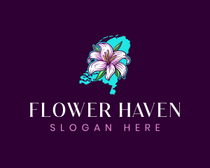 Netherlands Flower Garden logo design