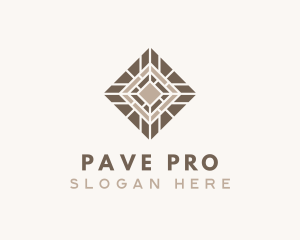 Brown Floor Tiling logo design