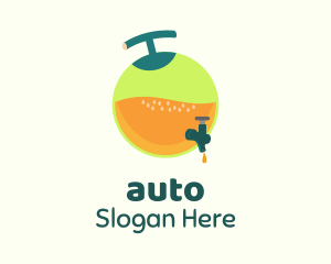 Fresh Fruit Juice Container Logo