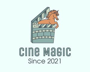 Film - Horse Clapperboard Film logo design