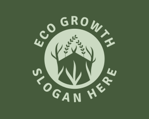 Greenhouse - Eco Greenhouse Plants logo design