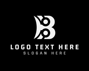 It - Tech Software Letter B logo design
