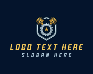 Badge - Industrial Garage Mechanic logo design