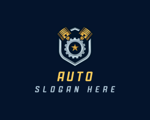 Industrial Garage Mechanic logo design