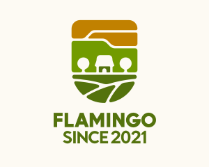 Landscaping - Provincial Farm Scenery logo design