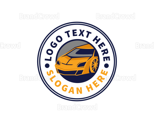 Sports Car Badge Logo