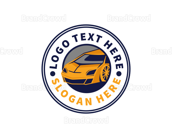 Sports Car Badge Logo