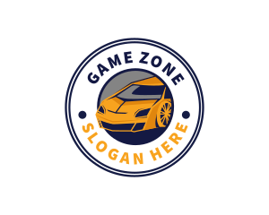 Sports Car Badge Logo