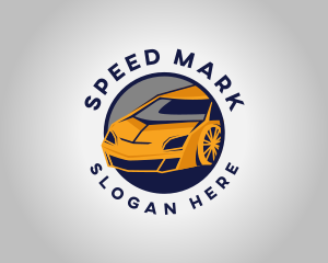 Sports Car Badge logo design