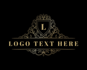 Monarch - Luxury Ornamental Shield logo design