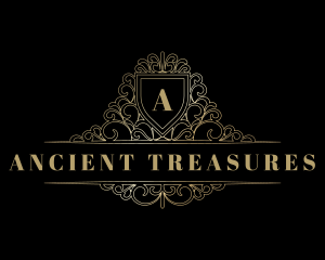 Luxury Ornamental Shield logo design