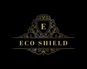 Luxury Ornamental Shield logo design