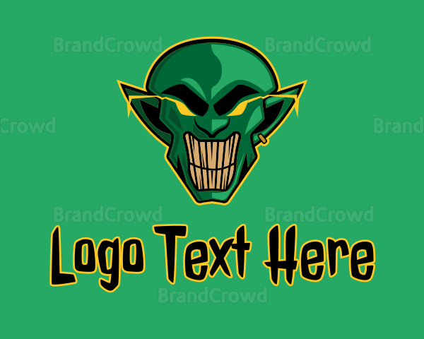 Evil Demon Troll Gaming Logo
