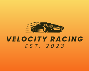 Fast Vintage Sportscar logo design