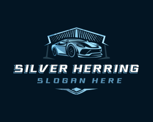 Car Racing Mechanic logo design