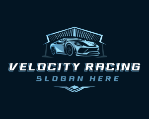 Car Racing Mechanic logo design