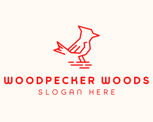 Animal Woodpecker Bird  logo design